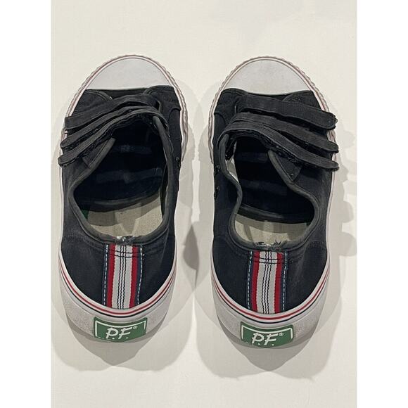 Posture Foundation PF Flyers BLACK Canvas Sneaker STYLE 1711 Unisex M-9 / W-10.5 - Picture 2 of 8